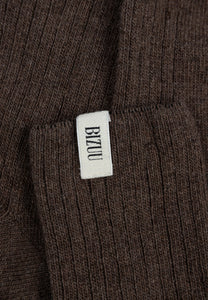 LANA wool socks in brown