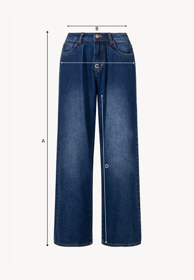 Navy blue LEYLA jeans