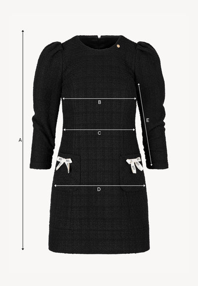 NOILLY black dress with branded bow