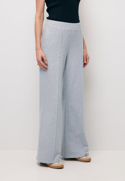 Grey wide-leg sweatpants PETRAS