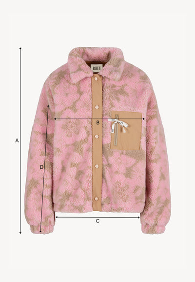 TEDDY beige fleece jacke