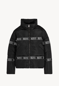 Black oversized down jacket TOKYO