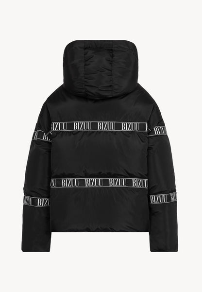 Black oversized down jacket TOKYO