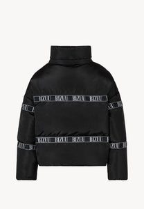 Black oversized down jacket TOKYO