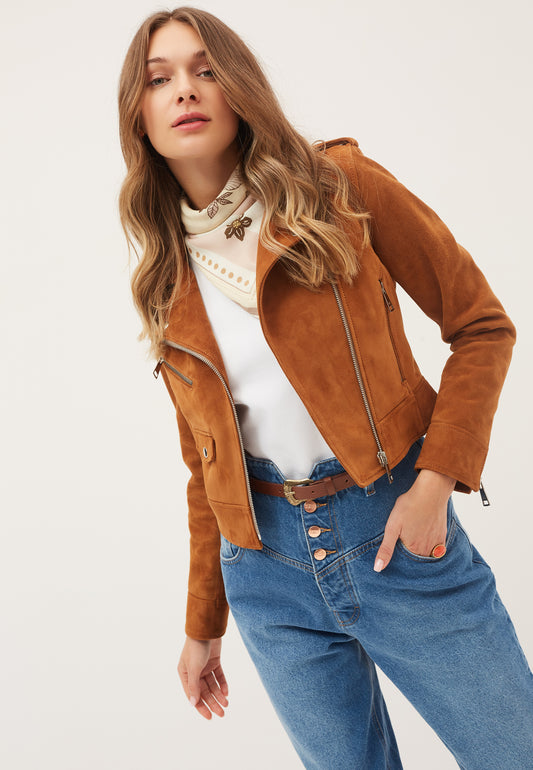 DAREN leather belt in brown