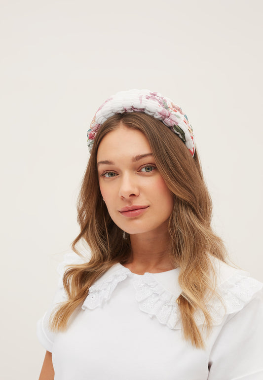 WEZEL SPRING WHITE headband, white
