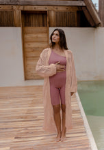 Load image into Gallery viewer, SHARA pink high waist biker shorts