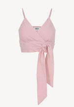 Load image into Gallery viewer, TARI tiered pink top with thin straps