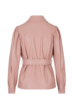 Load image into Gallery viewer, KAMALYA pink shirt with a stand-up collar