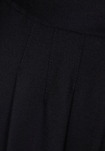 ALINE black V-neck jumpsuit