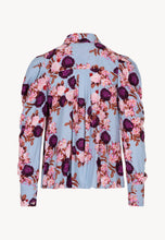 Load image into Gallery viewer, GUARDIANA blue shirt with a floral print