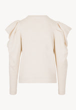 Load image into Gallery viewer, KSAR beige oversized sweatshirt with an embroidered logo
