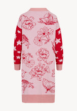 Load image into Gallery viewer, AMA long pink cardigan with star embellished sleeves