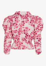 Load image into Gallery viewer, MIUNIE PENNY flowery blouse with a decorative collar