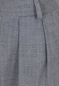 AUKI grey trousers with the pressed crease