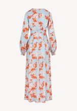 Load image into Gallery viewer, ESTELA LOLA maxi dress with a overlay below the bust