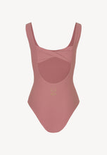 Load image into Gallery viewer, DOROTHEA pink bodysuit with interlacing on the back
