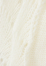 Load image into Gallery viewer, SATTVA long cream jumper with an openwork pattern