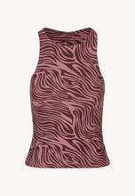 Load image into Gallery viewer, MANASIA ZEBRA fitted top with back cut-out