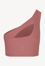 Load image into Gallery viewer, SHERYL pink fitted one-shoulder top