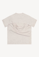 Load image into Gallery viewer, ISABELA beige oversized t-shirt with a cut-out on the back
