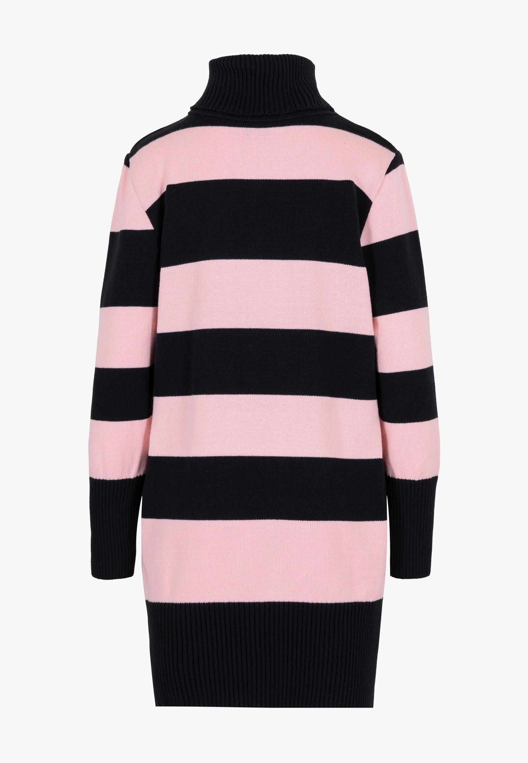 black and pink sweater dress Chic Black Cutout Sweater Dress Mock Neck Bodycon Mini by Sky To Moon