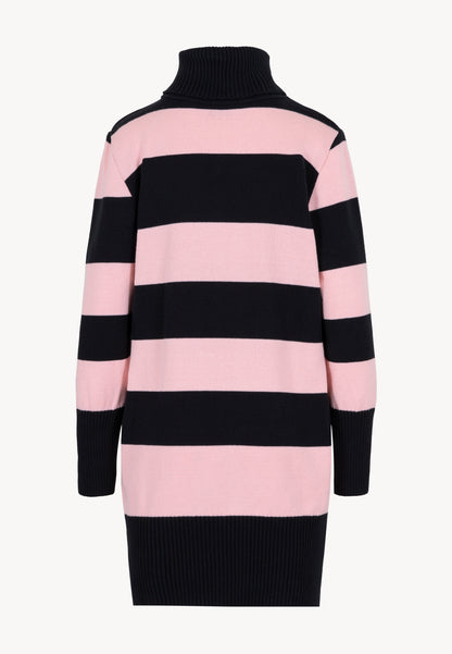 TAMIKA turtleneck sweater dress, black