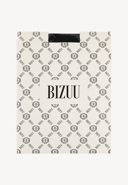 DARYL tights with BIZUU logo print, black