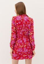Load image into Gallery viewer, RAKMA GUTER mini dress with a botanical print
