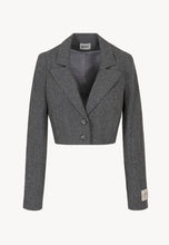 Load image into Gallery viewer, NOUVANA grey single-breasted blazer