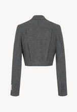 Load image into Gallery viewer, NOUVANA grey single-breasted blazer