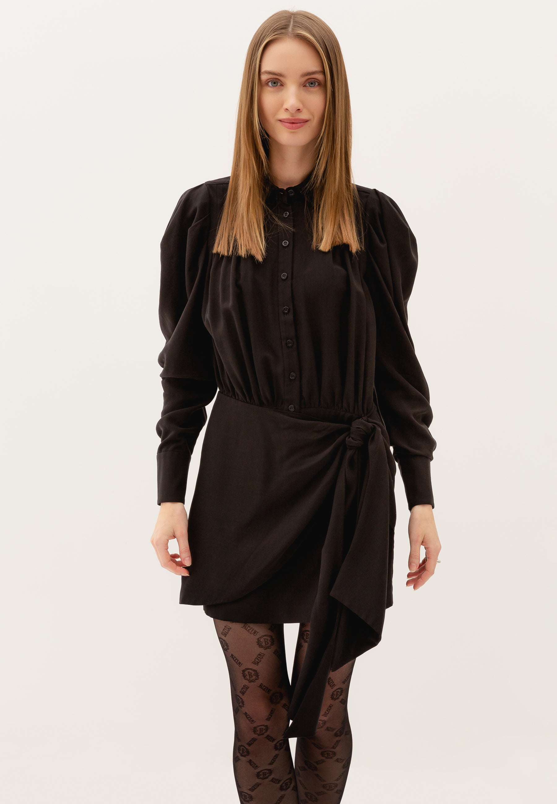 GUARD black dress with a shirt top