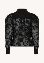 Load image into Gallery viewer, GUARDOSA black shirt with a shawl collar