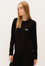 Load image into Gallery viewer, Sweatshirt with embossed logo FJORD black