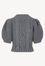 Load image into Gallery viewer, Jumper with embellished interlacing CHICHI in grey