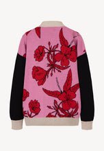 Load image into Gallery viewer, Cardigan with floral print LOPPA in pink