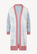 Load image into Gallery viewer, Long cardigan with star sleeves AMA in cream