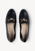 Load image into Gallery viewer, Leather loafers DEBBIE in black
