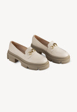 Load image into Gallery viewer, LESOTHO cream leather moccasins