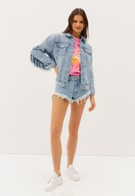 Load image into Gallery viewer, MENTHE blue denim shorts