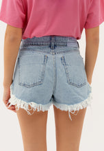 Load image into Gallery viewer, MENTHE blue denim shorts