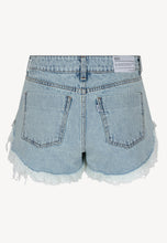Load image into Gallery viewer, MENTHE blue denim shorts
