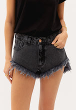 Load image into Gallery viewer, MENTHE grey denim shorts