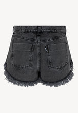 Load image into Gallery viewer, MENTHE grey denim shorts
