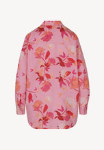 Load image into Gallery viewer, JULIEN PRITI pink oversize shirt with a floral print