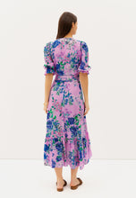 Load image into Gallery viewer, YVETTE VIOLET lilac tie waist dress