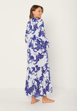 Load image into Gallery viewer, TURELLA MAURITIUSBLUE dress with ruffled cuffs
