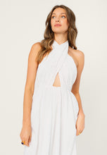 Load image into Gallery viewer, FERNARDINA open back dress, white
