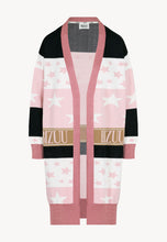 Load image into Gallery viewer, STARCK long cardigan with stars in cream
