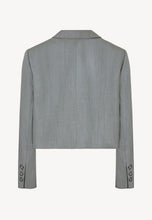 Load image into Gallery viewer, ZEGAMI short box cut blazer in grey